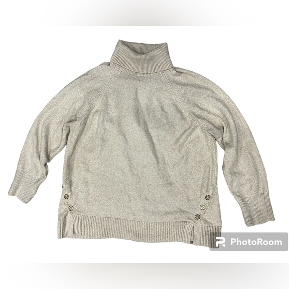 MICHAEL Michael Kors Sweaters - Michael Kors Cream Turtleneck Sweater Size M
